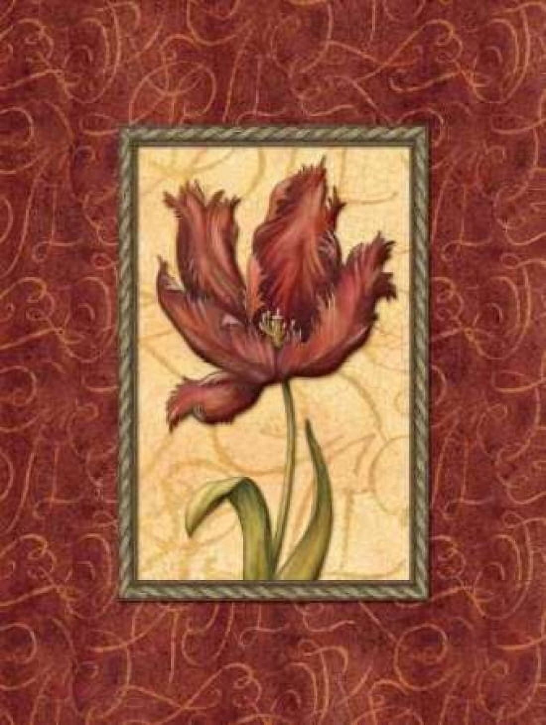 Red Passion III Canvas Art - Charlene Audrey (22 x 28)