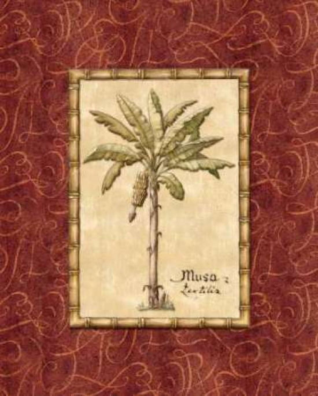 Red Passion Palm II Canvas Art - Charlene Audrey (24 x 30)