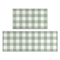thumbnail image 1 of Red Pattern Kitchen Mat Sets 2 Piece Farmhouse Non Slip Rug  Woman Kitchen Laundry Room Rug - 17x30+17x47 Inch, 1 of 16