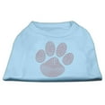 thumbnail image 1 of Pet Dog  Cat Shirt Rhinestone, "Red Paw", 1 of 6