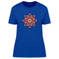thumbnail image 1 of Red Peacock Mandala Tee Women's -Image by Shutterstock, 1 of 1
