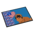 thumbnail image 1 of Red Pekingese Indoor or Outdoor Mat 24x36 36 in x 24 in, 1 of 5