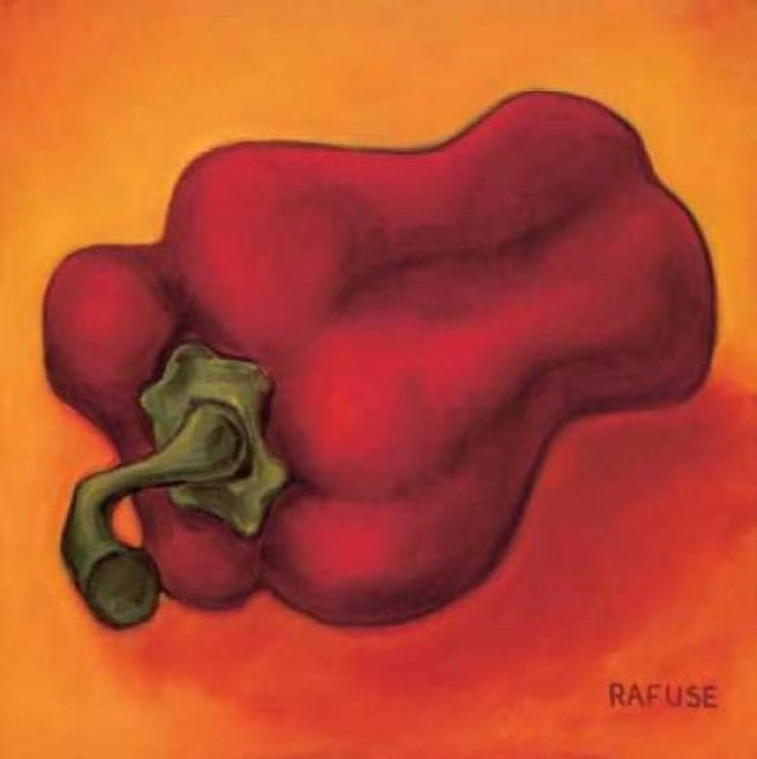Red Pepper Canvas Art - Will Rafuse (24 x 24)