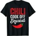 thumbnail image 1 of Red Pepper Hot Spicy Food Funny Chili Cook Off Squad T-Shirt, 1 of 4