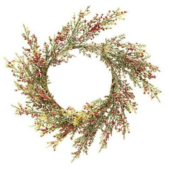 Red Pepperberry Cedar Wreath 12" (Pack of 2)