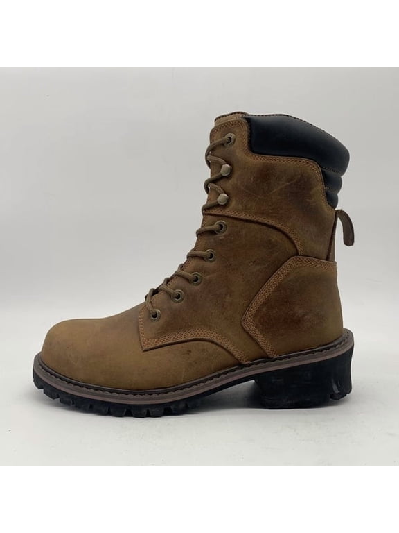 Red Phoenix FR Titan Safety Steel Shield Boots, Industrial, Construction &Military Work Boots, Slip & Water Resistant