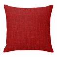 thumbnail image 1 of Red Pillow Covers 26x26 Inch, Farmhouse Burlap Solid Red Color Modern Linen Texture Linen Pillowcase with Invisible Zipper, Decorative Throw Pillow Covers Cushion Case for Couch Sofa Bed Living Room, 1 of 9