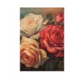 thumbnail image 1 of Red Pink Cream Rose Garden Flag 12X18 Double Sided Yard Flags for Outside Outdoor All Seasonal Decoration, 1 of 6