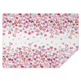 thumbnail image 1 of Red Pink Love Heart Table Cloth,Wrinkle Free Table Cover with Polyester,Waterproof Reusable Tableclothes for Easter Birthday Picnic Wedding (Rectangle,60x84inch), 1 of 5