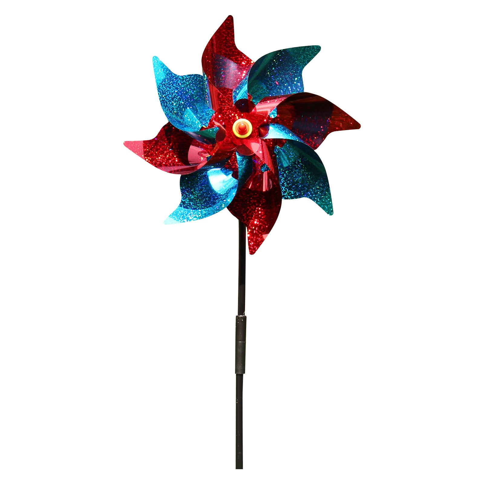 Red Pinwheel Wind Spinner for Outdoor Garden Decor, Durable Plastic ...