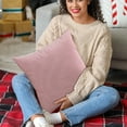 thumbnail image 1 of Red Plaid Christmas Throw Pillow Cover 17.72x17.72in Holiday Decorative Couch Sofa Porch Decor, 1 of 6