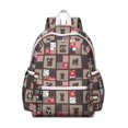 thumbnail image 1 of Red Plaid Dog Jigsaw Puzzle Backpack for School,Cute School Bag,Schoolbag with Adjustable Shoulder Straps & Padded Back,13.4"x11"x4.7", 1 of 6