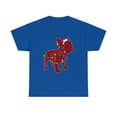 thumbnail image 1 of Red Plaid French Bulldog Dog Christmas Pajamas Xmas T-shirt, 1 of 2