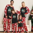 thumbnail image 1 of Red Plaid Gnome Matching Family Christmas Pajamas Matching With Dog Funny Saying “It’s Fine. We’re Fine. Everything Is Fine", 1 of 7