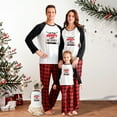 thumbnail image 1 of Red Plaid Matching Pajamas for Families On the Naughty List and I Regret Nothing Theme, Sizes NB to 6XL with Pet Outfit, 1 of 7