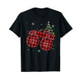thumbnail image 1 of Red Plaid Monster Truck Buffalo Car Family Pajama Christmas T-Shirt, 1 of 5