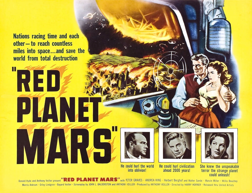 Red Planet Mars Canvas Art - (28 x 22)