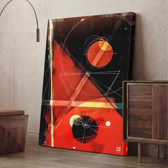 Red Planet Space Poster, Unframed Paper Poster 8x10in