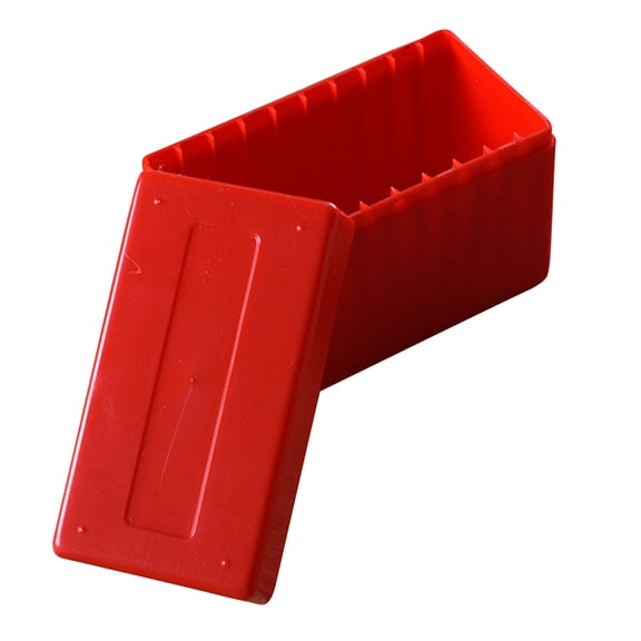 Red Plastic 10 Coin Slabs Capacity Holder Slab Storage Box Case Protector for PCGS NGC TAPDRA Spare Part