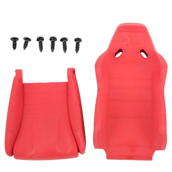 Red Plastic Driving Seat Interior Simulation Accessory for 1/10 Scale RC Cars