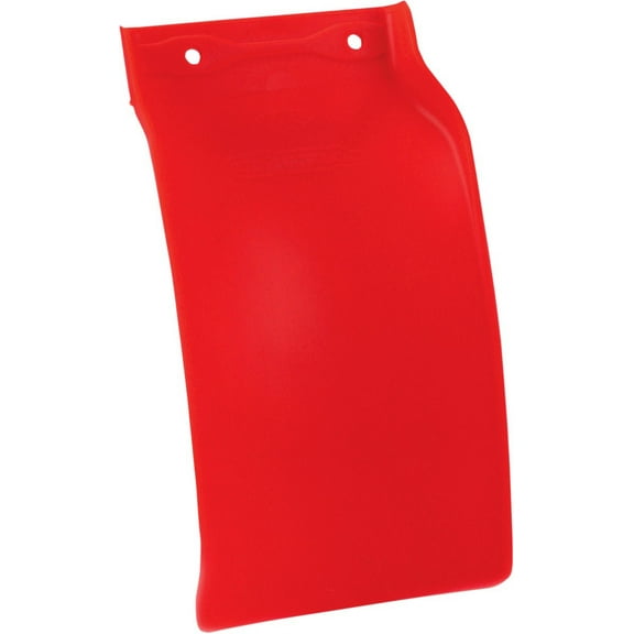 Red Plastic Motorcycle Mud Flap