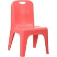thumbnail image 1 of Red Plastic Stackable School Chair with 11" Seat Height, 1 of 4