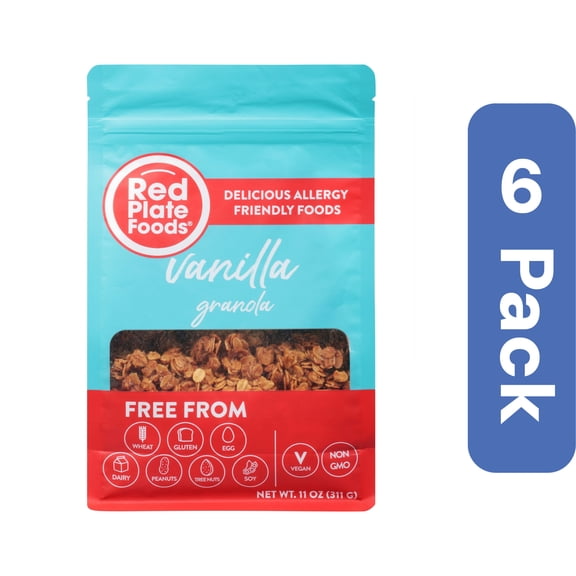 Red Plate Foods Golden Vanilla Granola 11 oz (Pack Of 6)