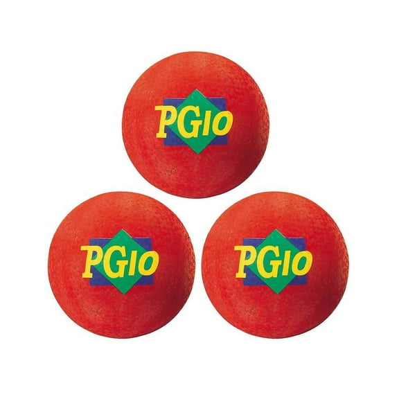 Martin Sports Playground Ball, 10-Inch, Red, Pack of 3