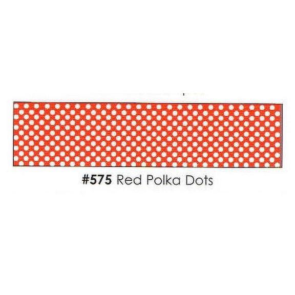 Red Polka Dots 3 Strips Edible Frosting Photo Cake Border Decoration