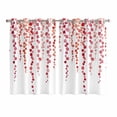 thumbnail image 1 of Red Polka Dots Kitchen Curtains Window Panels, Vintage Abstract Art Watercolor Insulated Window Treatment Curtain, Grommet Curtains for Bedroom/Living Room/Bathroom, 2 Piece 52"Wx72"L, 1 of 8