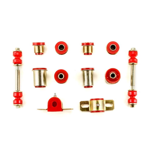 Red Poly Front End Suspension Bushings Set Round Fits 1966 - 1970 Oldsmobile 442 Cutlass