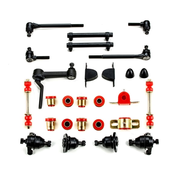 Red Poly Front End Suspension Master Rebuild Kit 1963 1964 Chevrolet Full Size