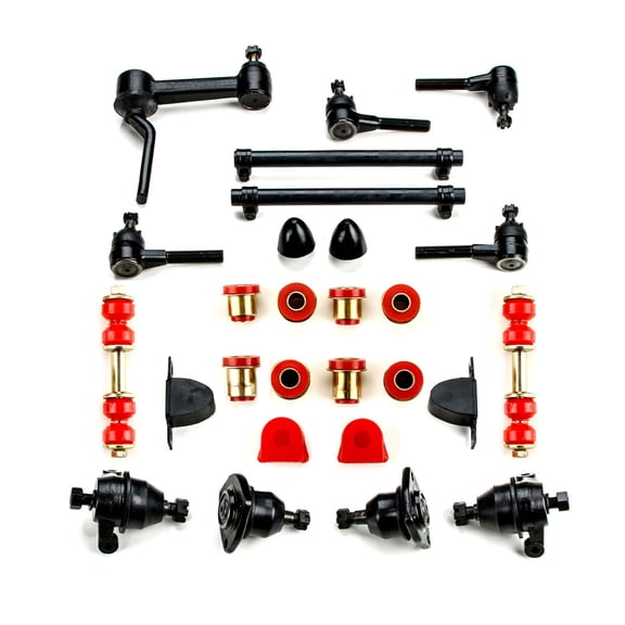 Red Poly Front End Suspension Master Rebuild Kit 1968 - 1974 Chevrolet Corvette