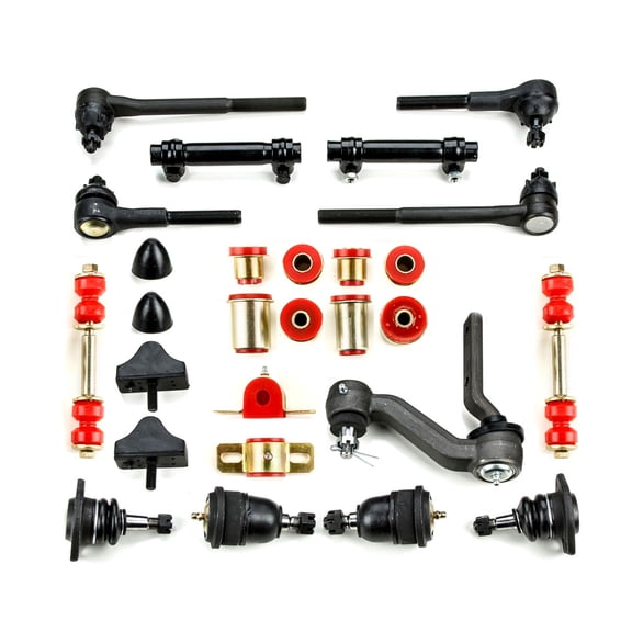 Red Poly Front End Suspension Master Rebuild Kit Fits 1968 1969 Chevrolet Camaro
