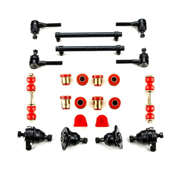 Red Poly Front End Suspension Rebuild Kit Fits 1968 - 1974 Chevrolet Corvette