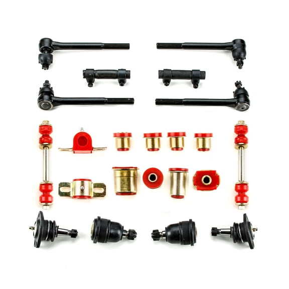 Red Poly Front End Suspension Rebuild Kit Oval Fits 1971 1972 Pontiac GTO LeMans