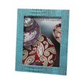 thumbnail image 1 of Red Pomegranate 121-6 Crock 8 x 10 in. Turquoise Photo Frame, 1 of 4