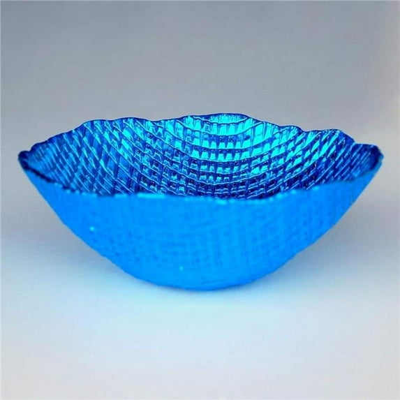 Red Pomegranate 2071-6 Lumiere Gilded Soup Bowls, Sapphire - Set of 2