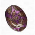 thumbnail image 1 of Red Pomegranate 6503-9 Paisley 12 in. Purple Gold Oval Bowl, 1 of 2