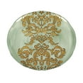 thumbnail image 1 of Red Pomegranate 7732-6 Damask 13 in. Turquoise Gold Charger Plate, 1 of 1