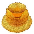 thumbnail image 1 of Red Pomegranate Collection 0783-1 Coral Dinnerware Set, Gold - 16 Piece, 1 of 1