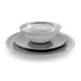 thumbnail image 1 of Red Pomegranate Collection 0808-7 Nuage Dinnerware Set, Graphite - 12 Piece, 1 of 1