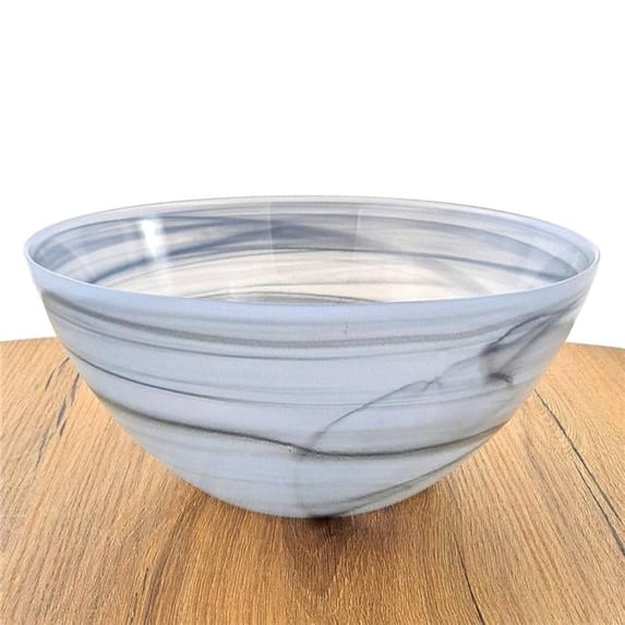 Red Pomegranate Collection 0814-7 10 in. Nuage Serving Bowl, Graphite