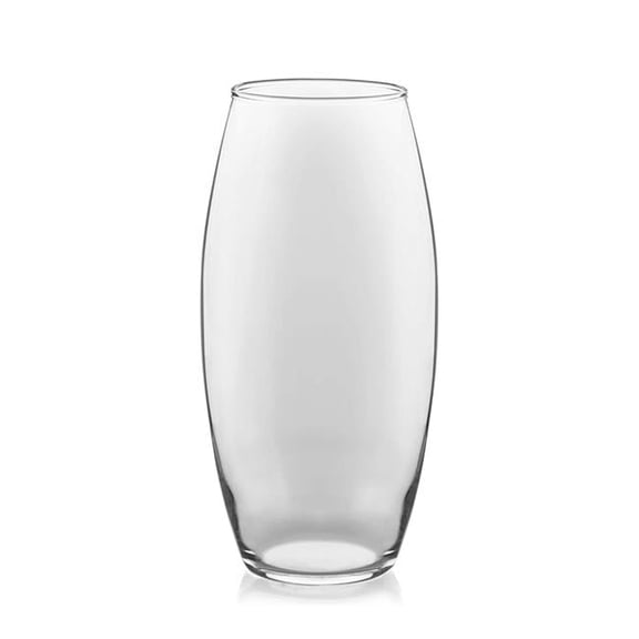 Red Pomegranate Collection 1153-0 10 in. Verre Glass Bullet Vase