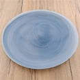 thumbnail image 1 of Red Pomegranate Collection 2812-7 11 in. Nuage Dinner Plates, Graphite - Set of 2, 1 of 1
