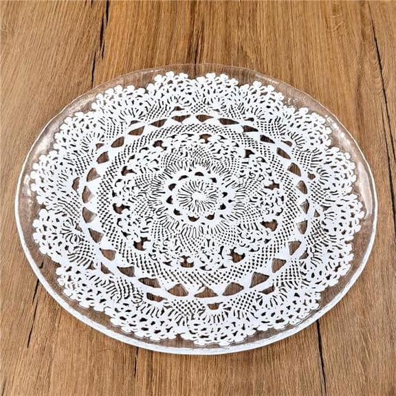 Red Pomegranate Collection 7052-0 11 in. Lille Dinner Plate
