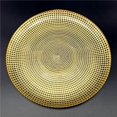 thumbnail image 1 of Red Pomegranate Collection R1223-1 Helios Gilded Glass Dinner Plate, Gold, 1 of 1