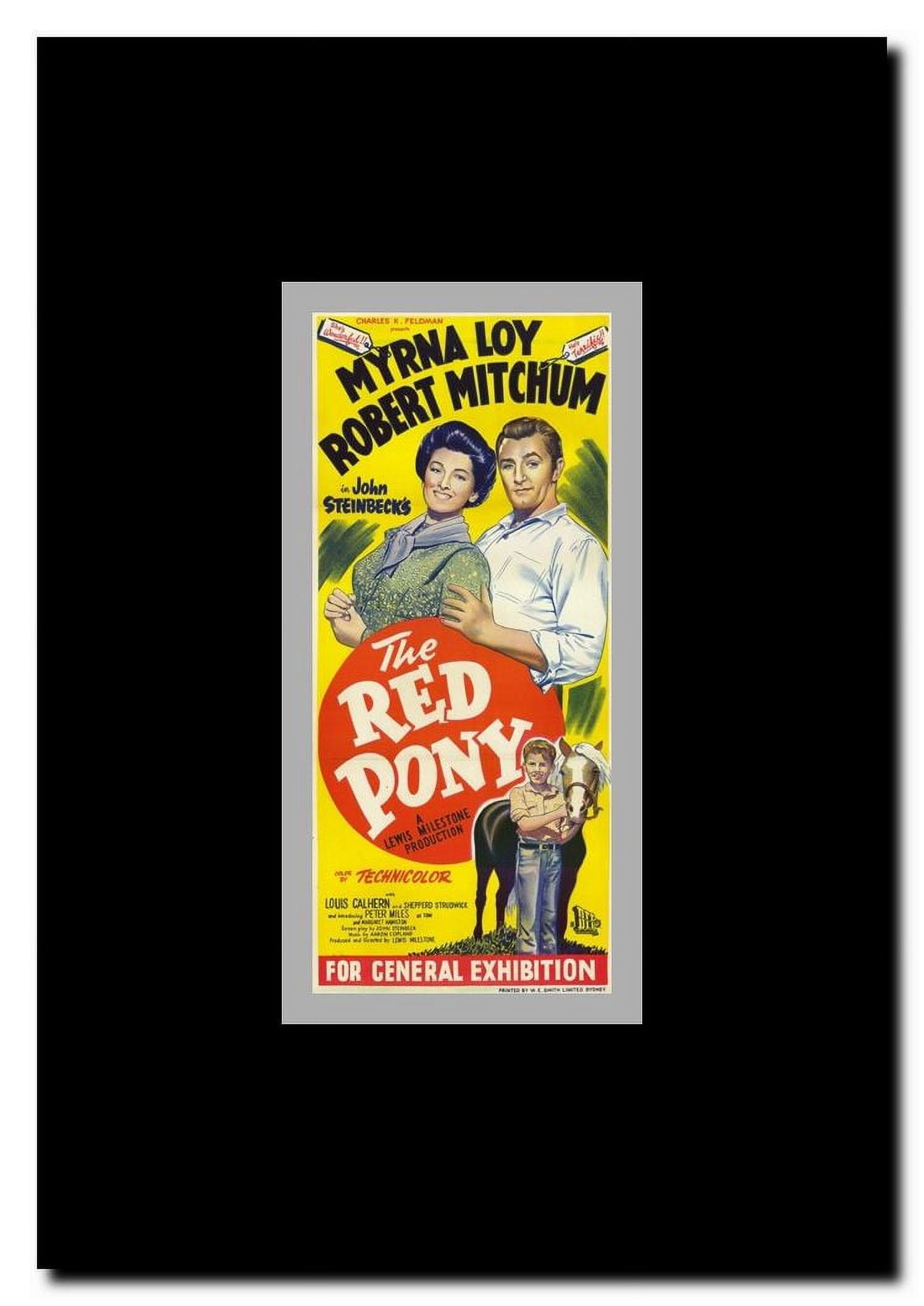 Red Pony Framed Movie Poster