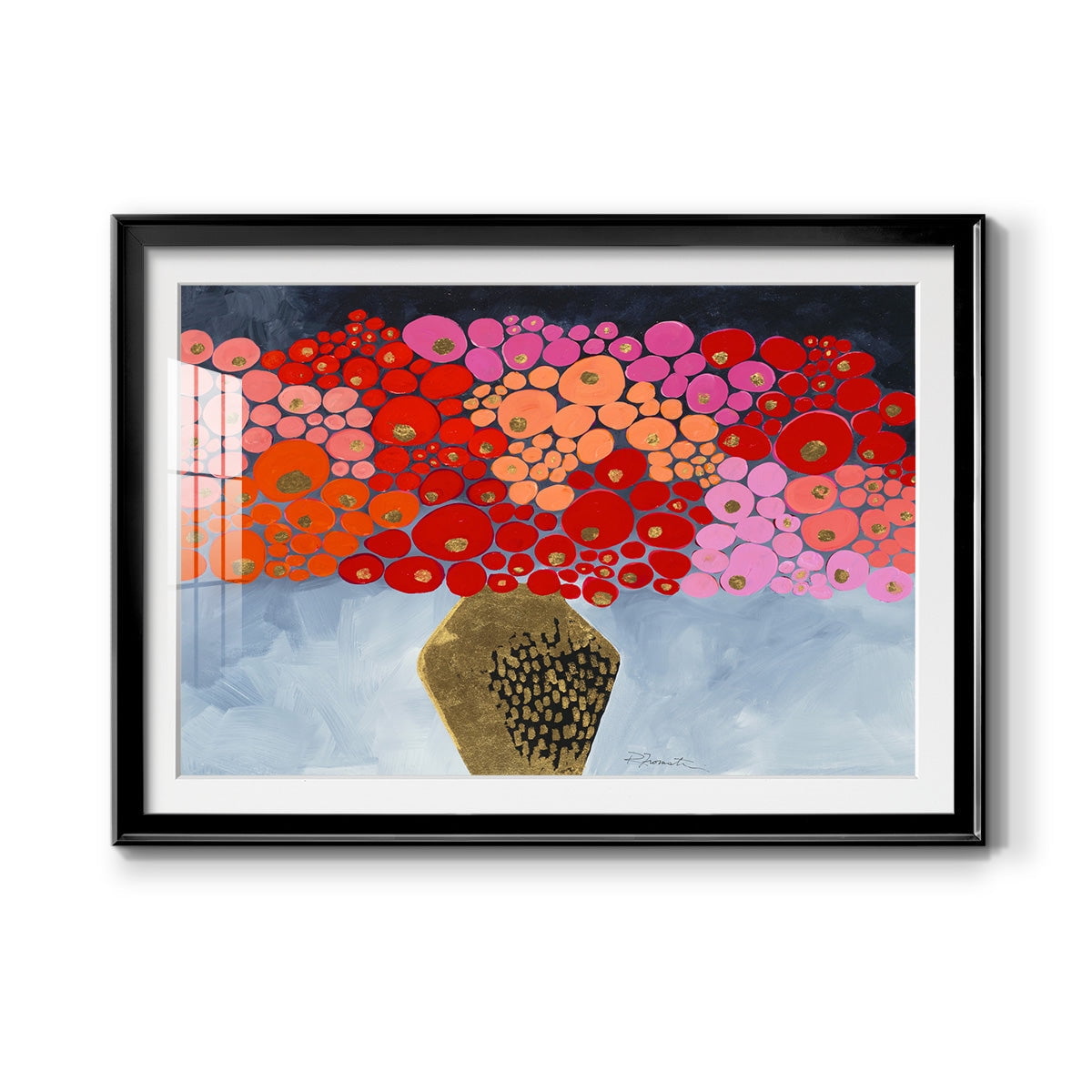 Red Poppies II Premium Framed Print - Ready to Hang