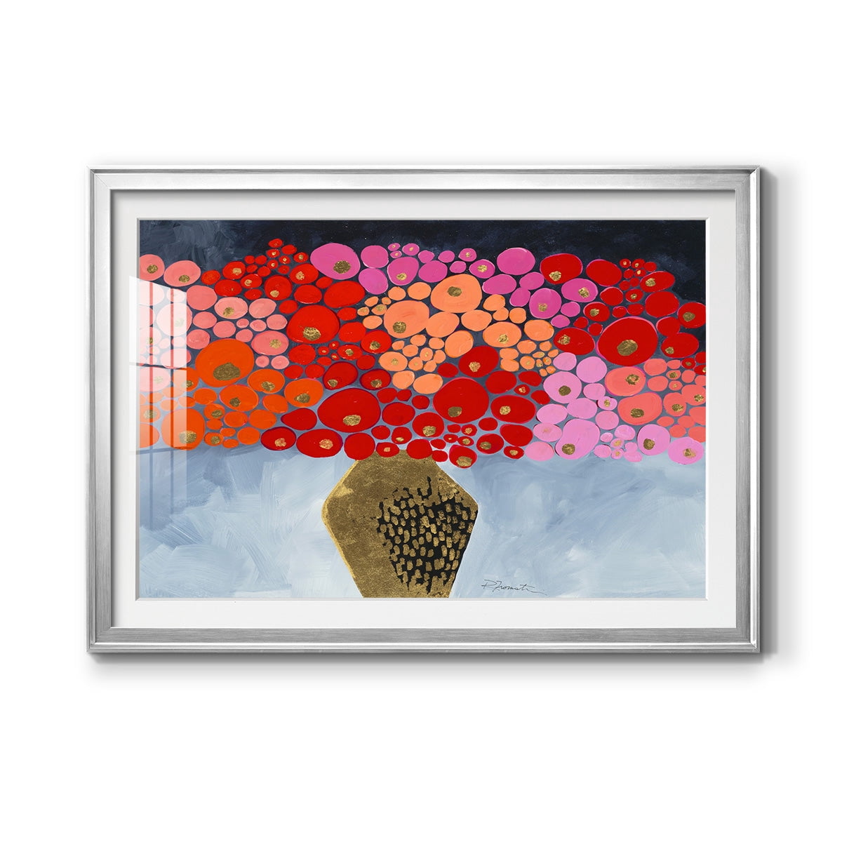 Red Poppies II Premium Framed Print - Ready to Hang